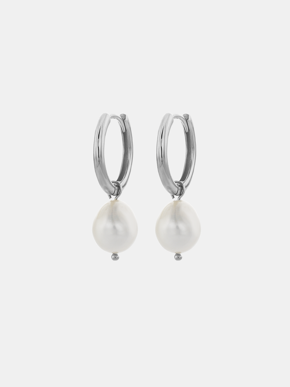 Pearl Hoop Huggies