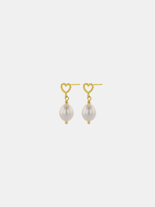 Pearly Dotty Love Studs