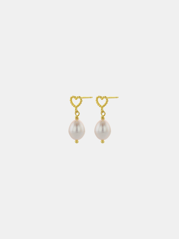 Pearly Dotty Love Studs