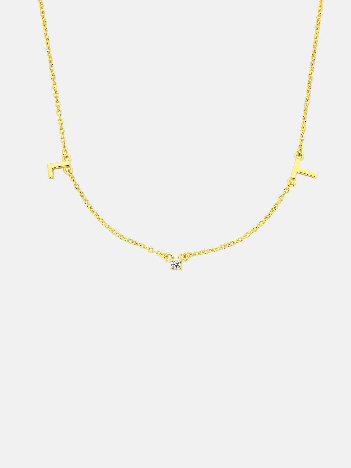 Personalised Necklace - Gold Plated