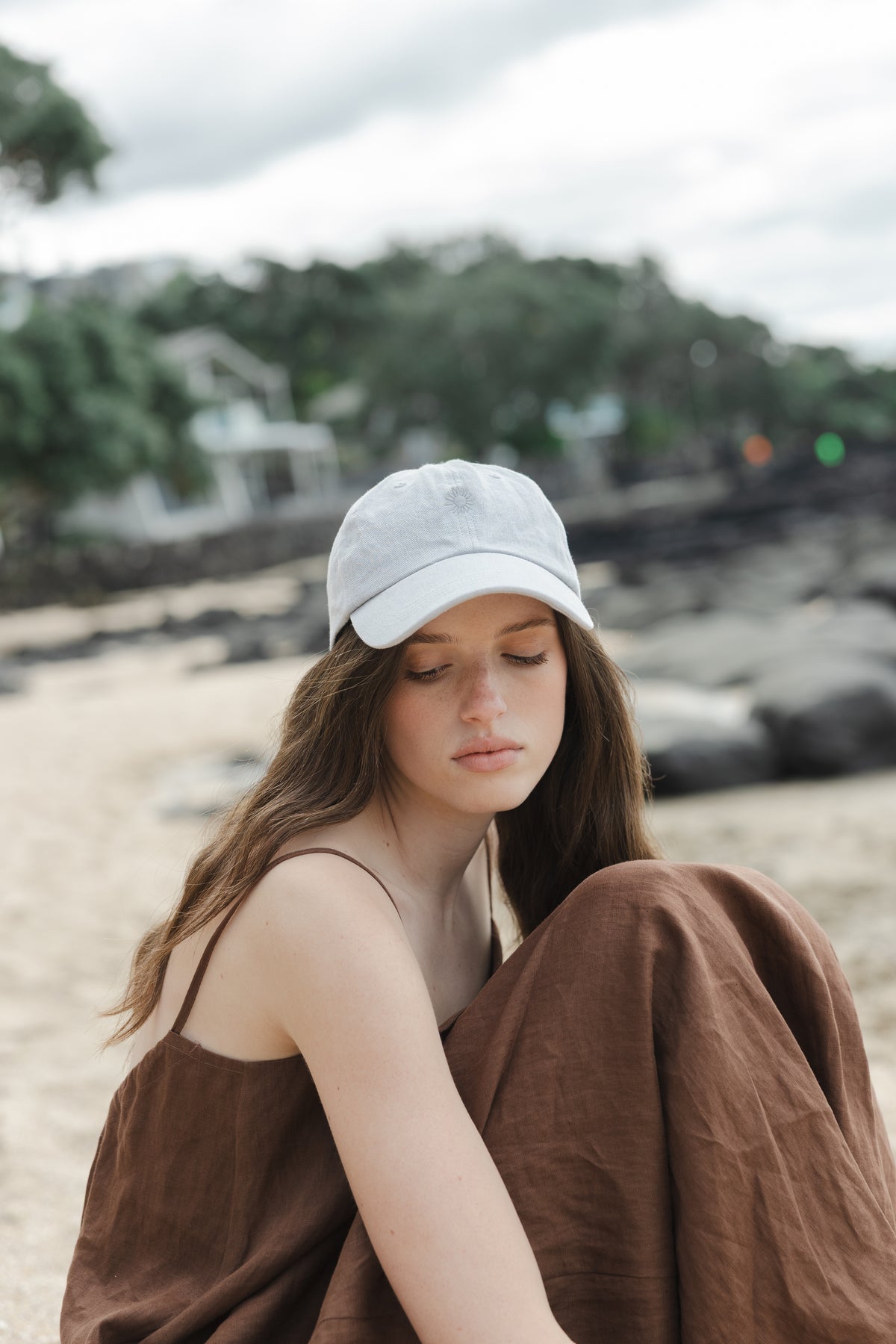 Paper Plane Embroidered Twill Cap