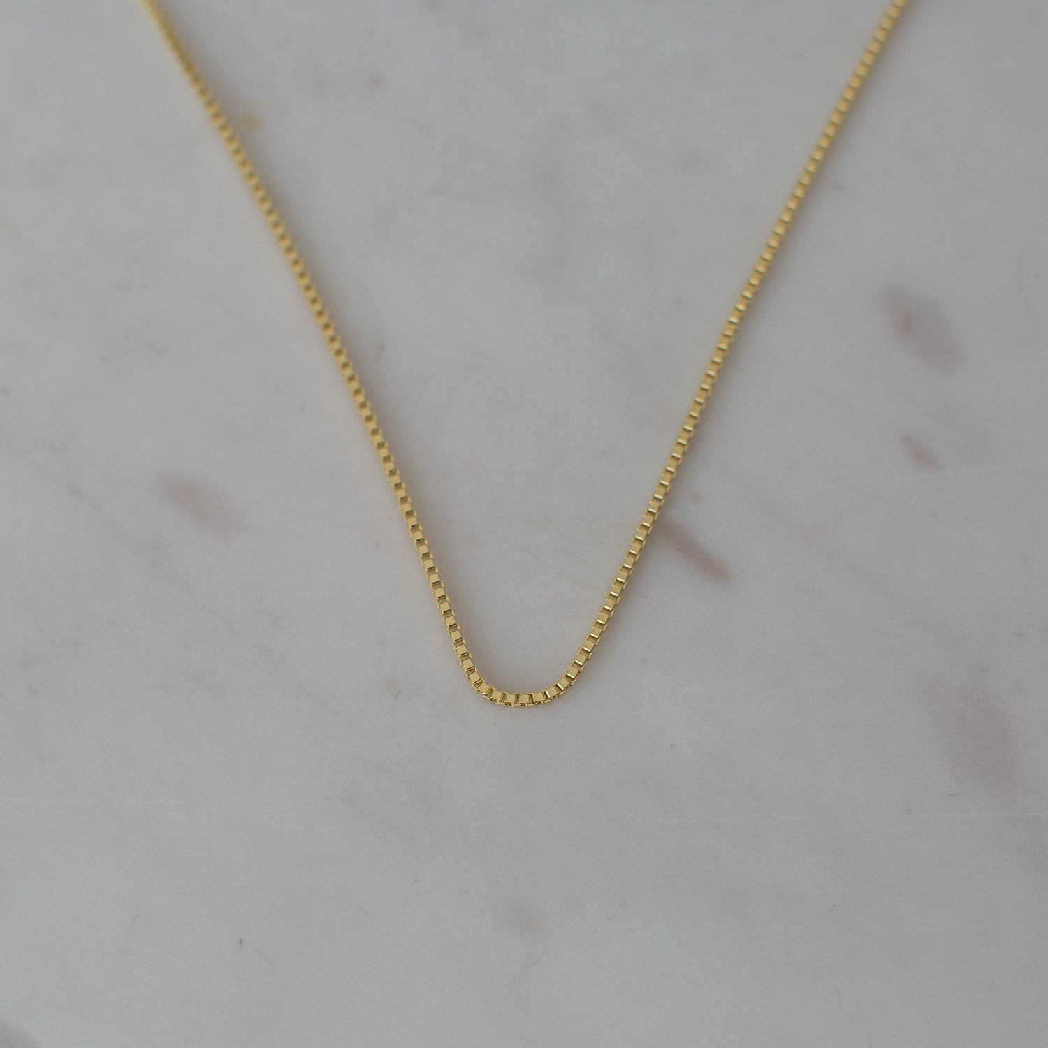 Sophie Store Box Chain Necklace | Gold & Sterling Silver – SOPHIE