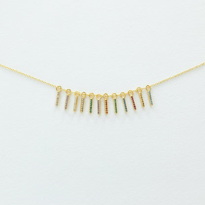 Single Happy Birthstone Pendant