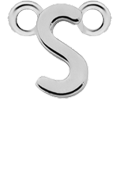 CYL Single Pendant - Silver / Letters