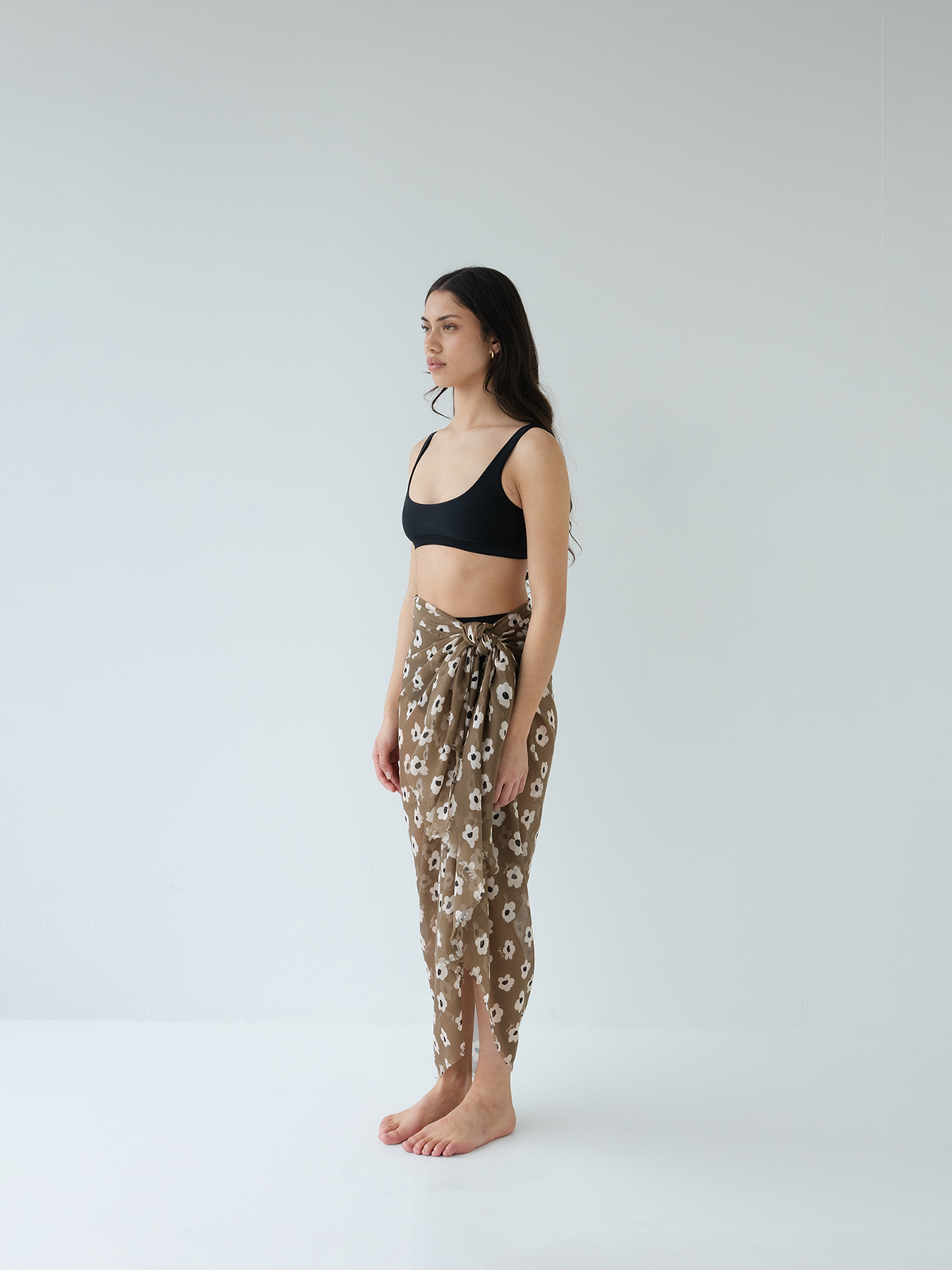 Daisy Day Maxi Scarf Moss