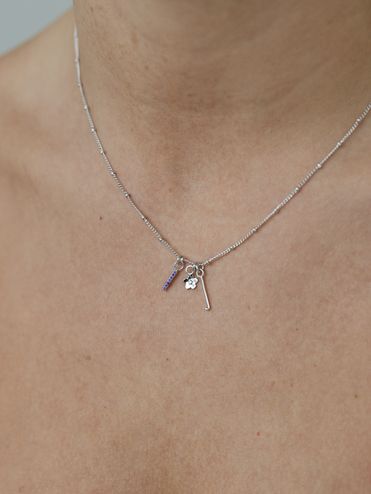 Charm Necklace - Sterling Silver