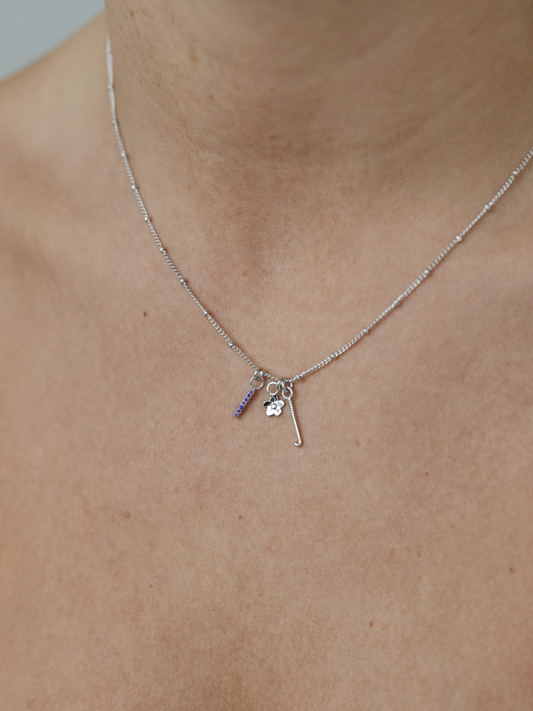 Charm Necklace - Sterling Silver