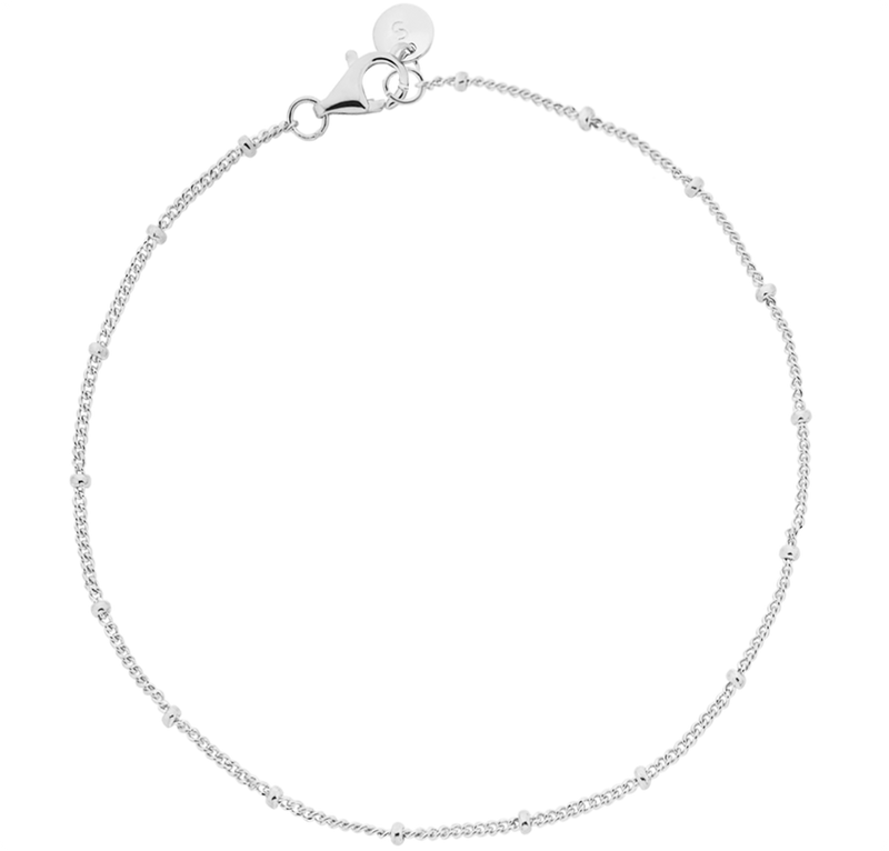 Charm Bracelet Chain - Silver / 18cm - Satellite Chain