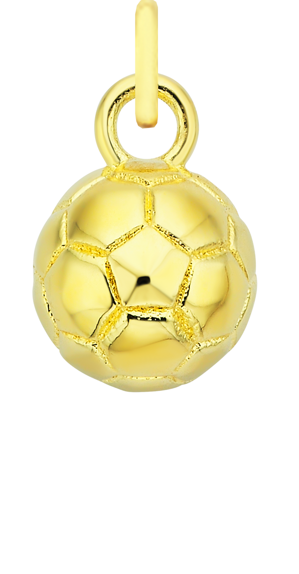 Charm Single Pendant - Gold / Sports - Football Fan