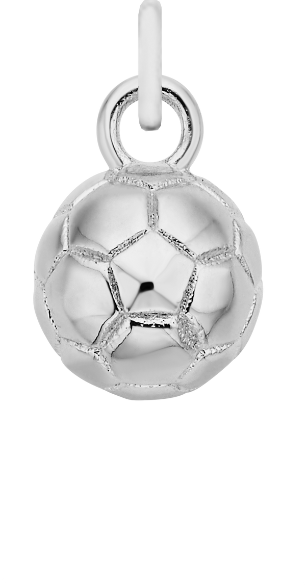 Charm Single Pendant - Silver / Sports - Football Fan
