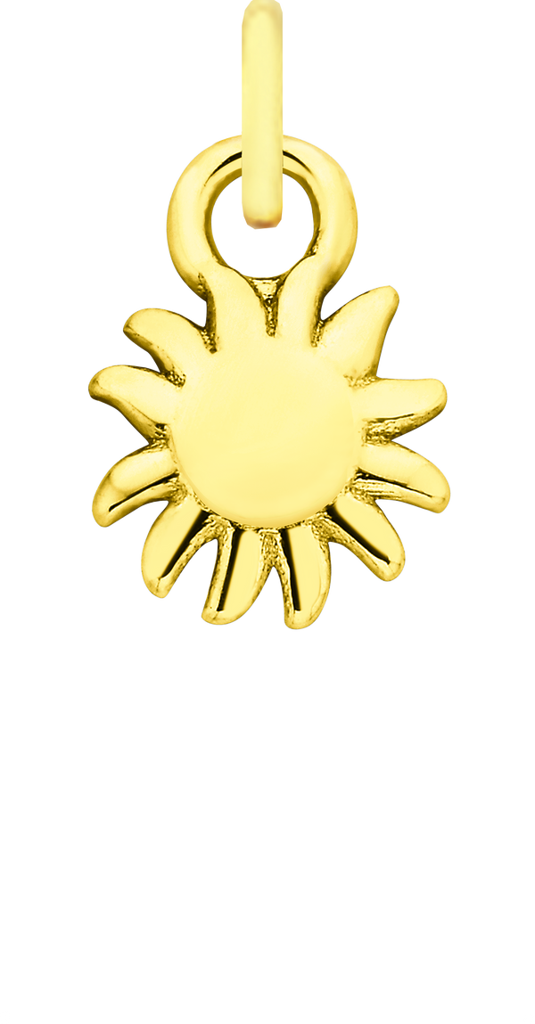 Charm Single Pendant - Gold / Icons - Sunny