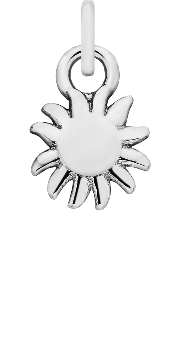 Charm Single Pendant - Silver / Icons - Sunny
