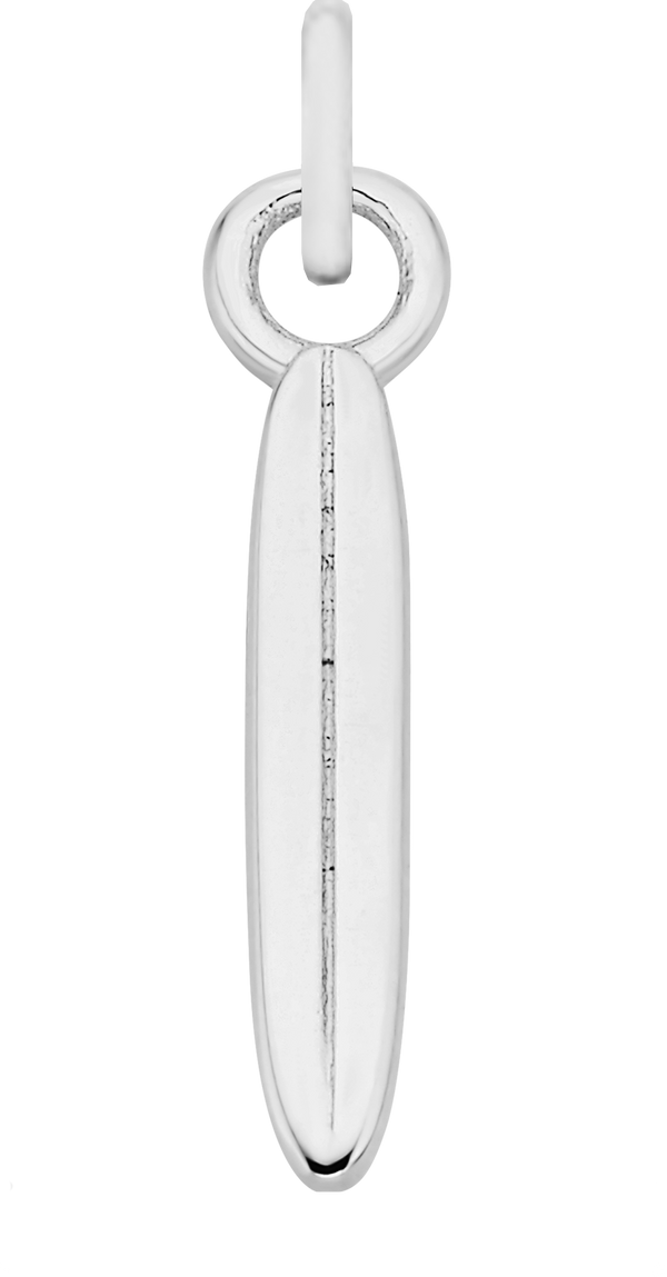 Charm Single Pendant - Silver / Sports - Surf's Up