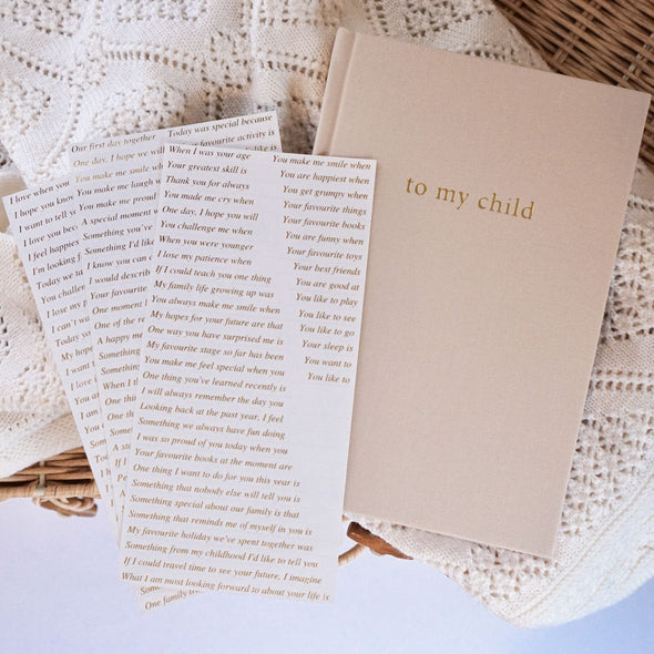 To My Child Journal