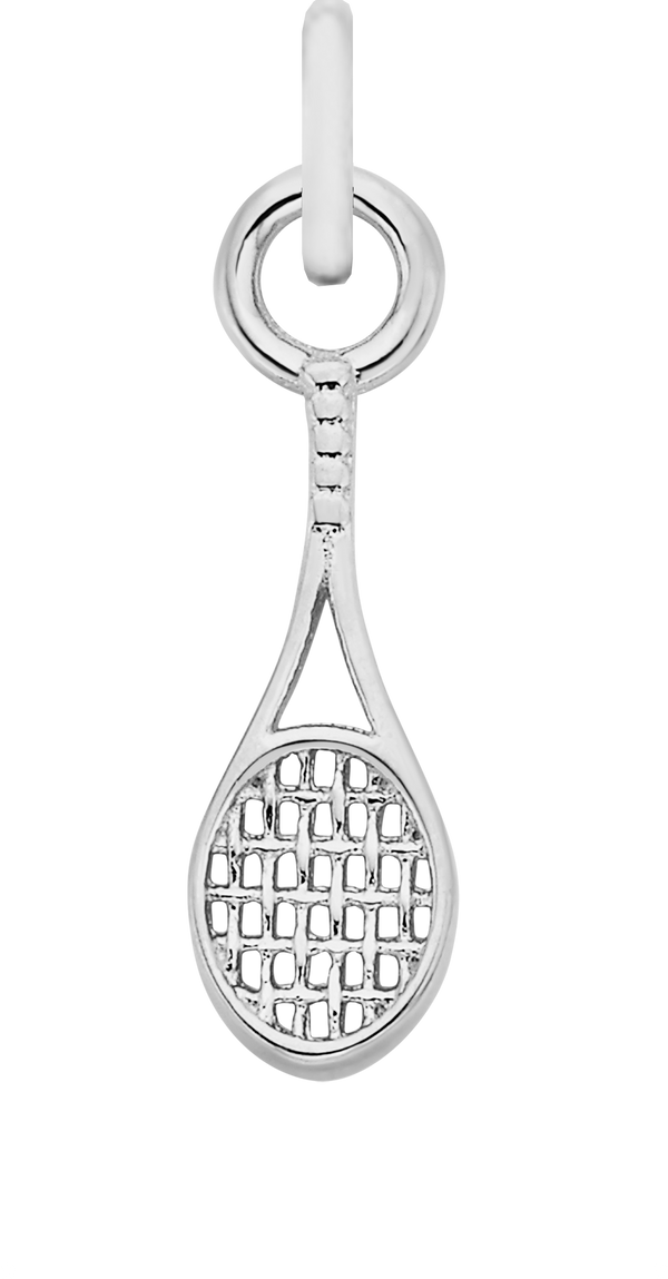 Charm Single Pendant - Silver / Sports - Tennis