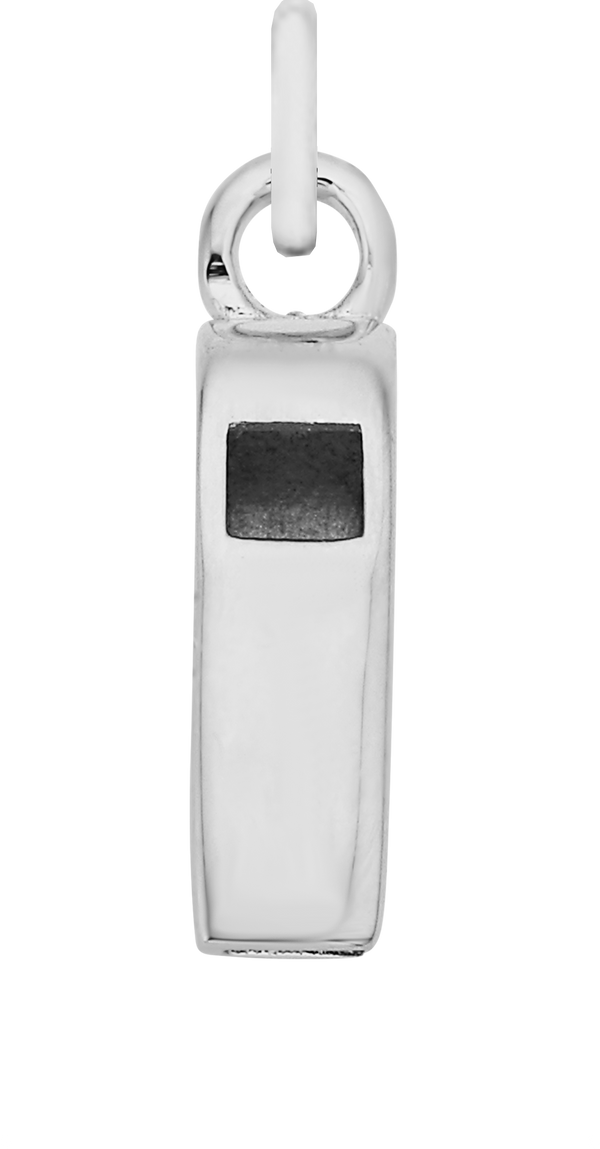 Charm Single Pendant - Silver / Sports - Ref/Coach Whistle