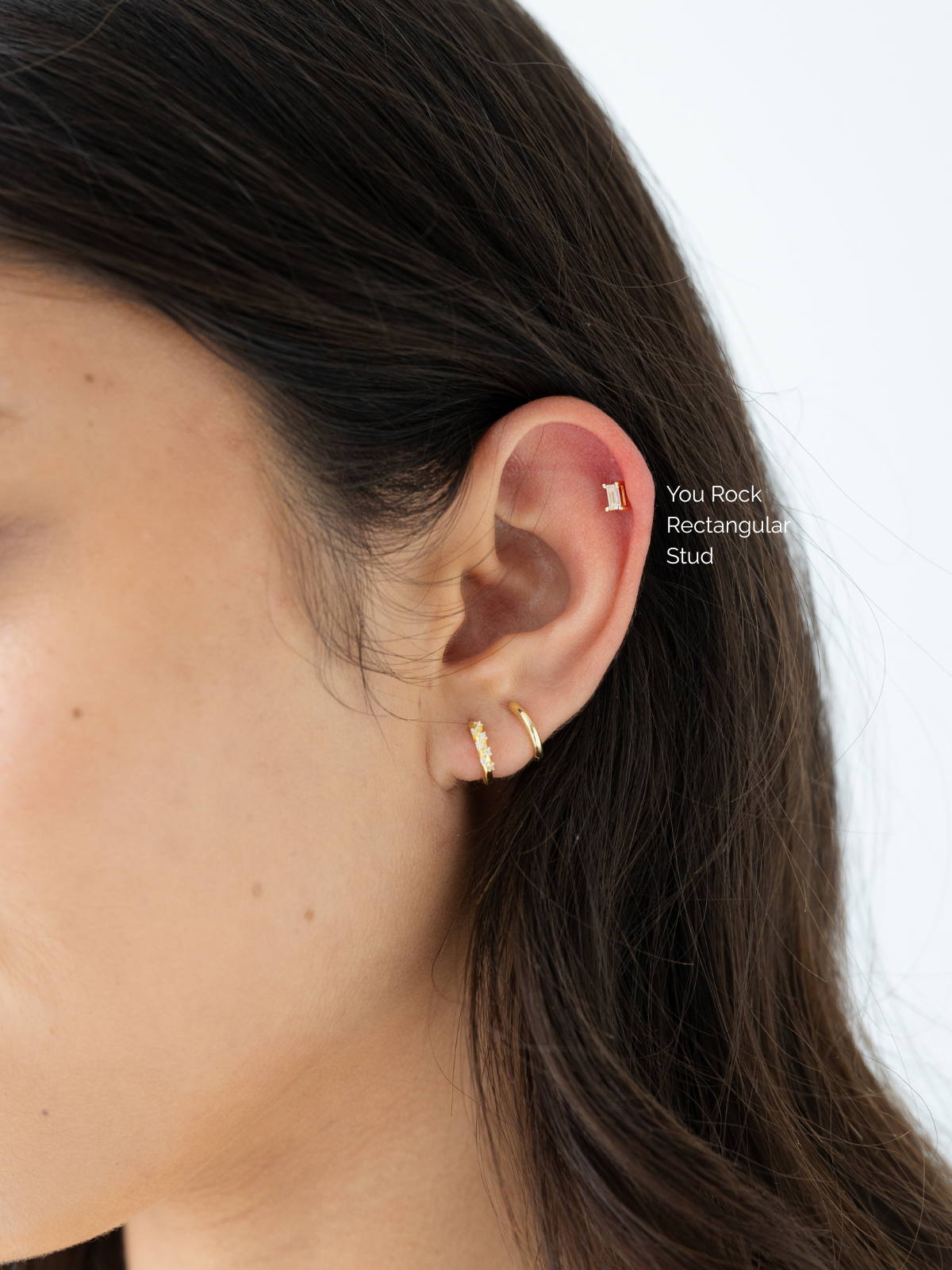 You Rock Rectangle Studs