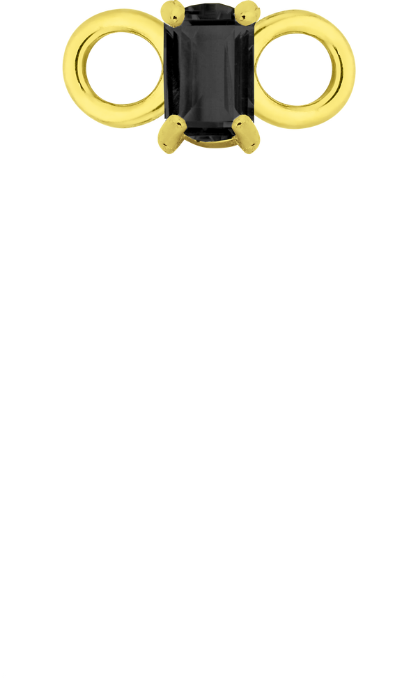 Personalised Single Pendant - Gold / Icons - You Rock Black
