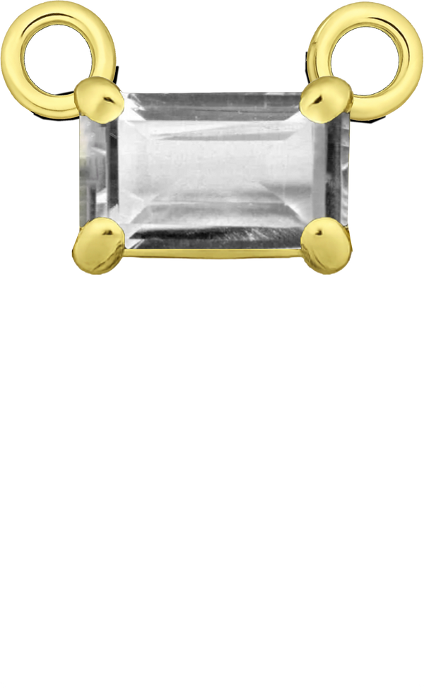 Personalised Single Pendant - Gold / Icons - You Rock Clear