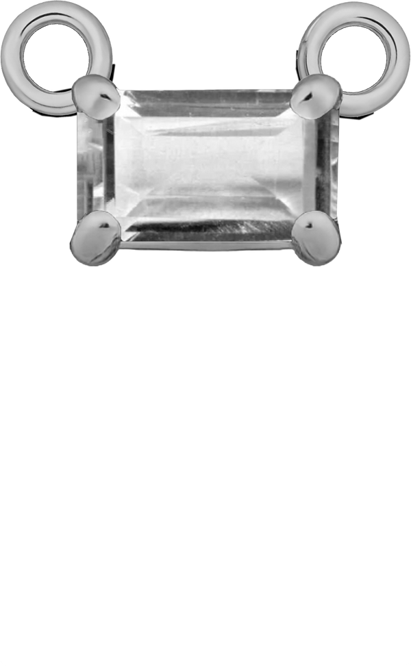 Personalised Single Pendant - Silver / Icons - You Rock Clear