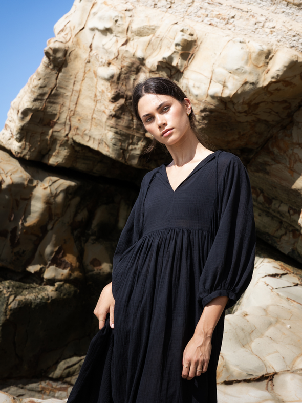 Cotton Midi Dress