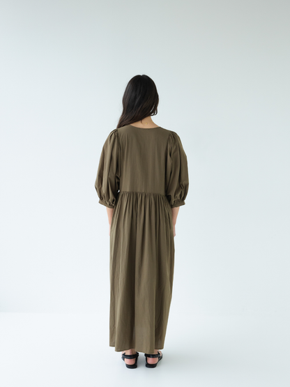 Cotton Midi Dress
