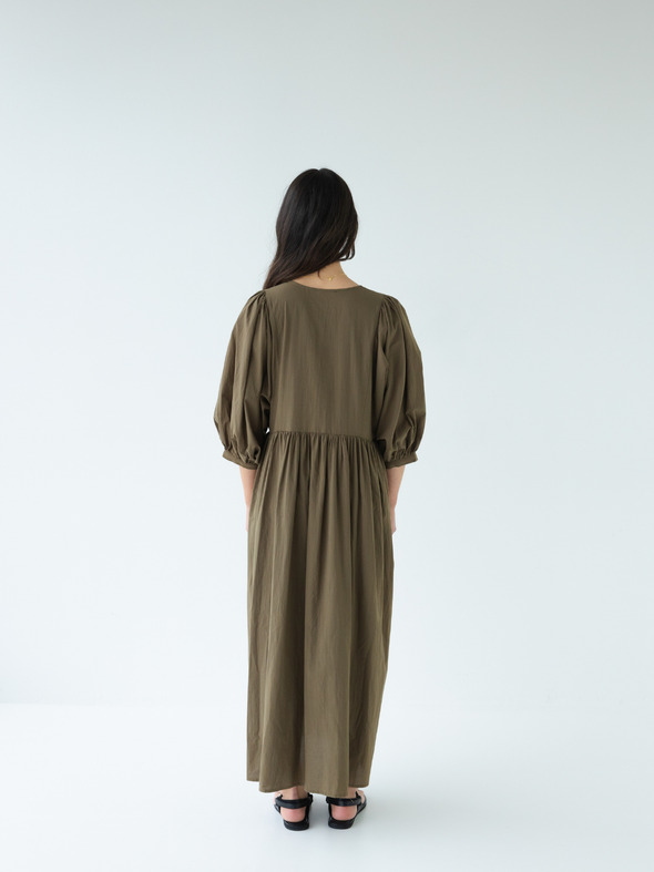Cotton Midi Dress