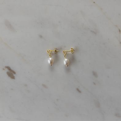 Pearly Dotty Love Studs