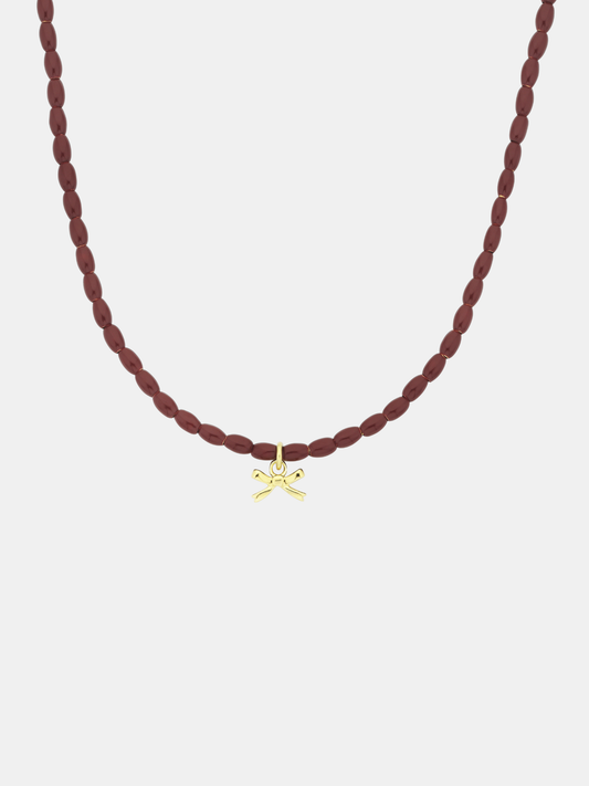 Enamel Bead Necklace