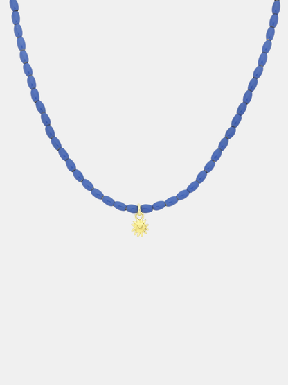 Enamel Bead Necklace