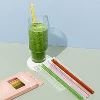 Smoothie Glass Drinking Straws