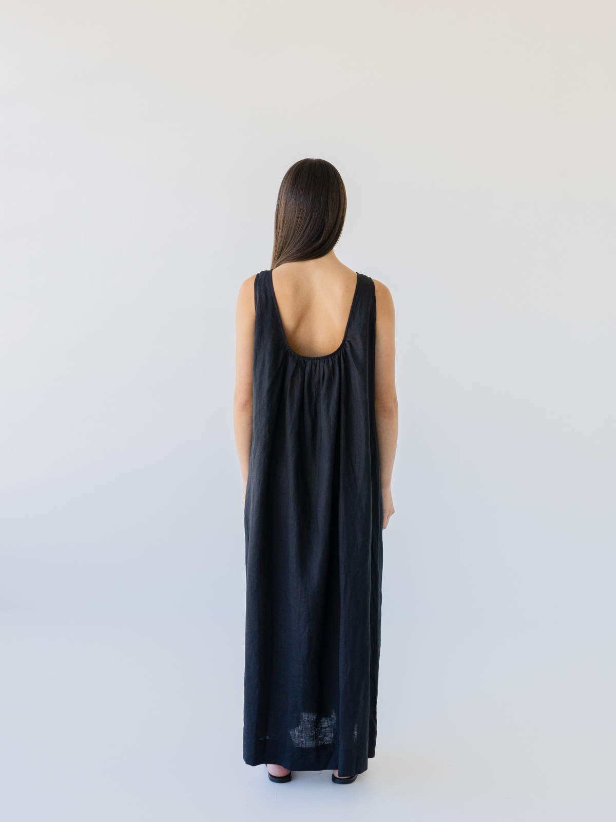 Linen Maxi Dress