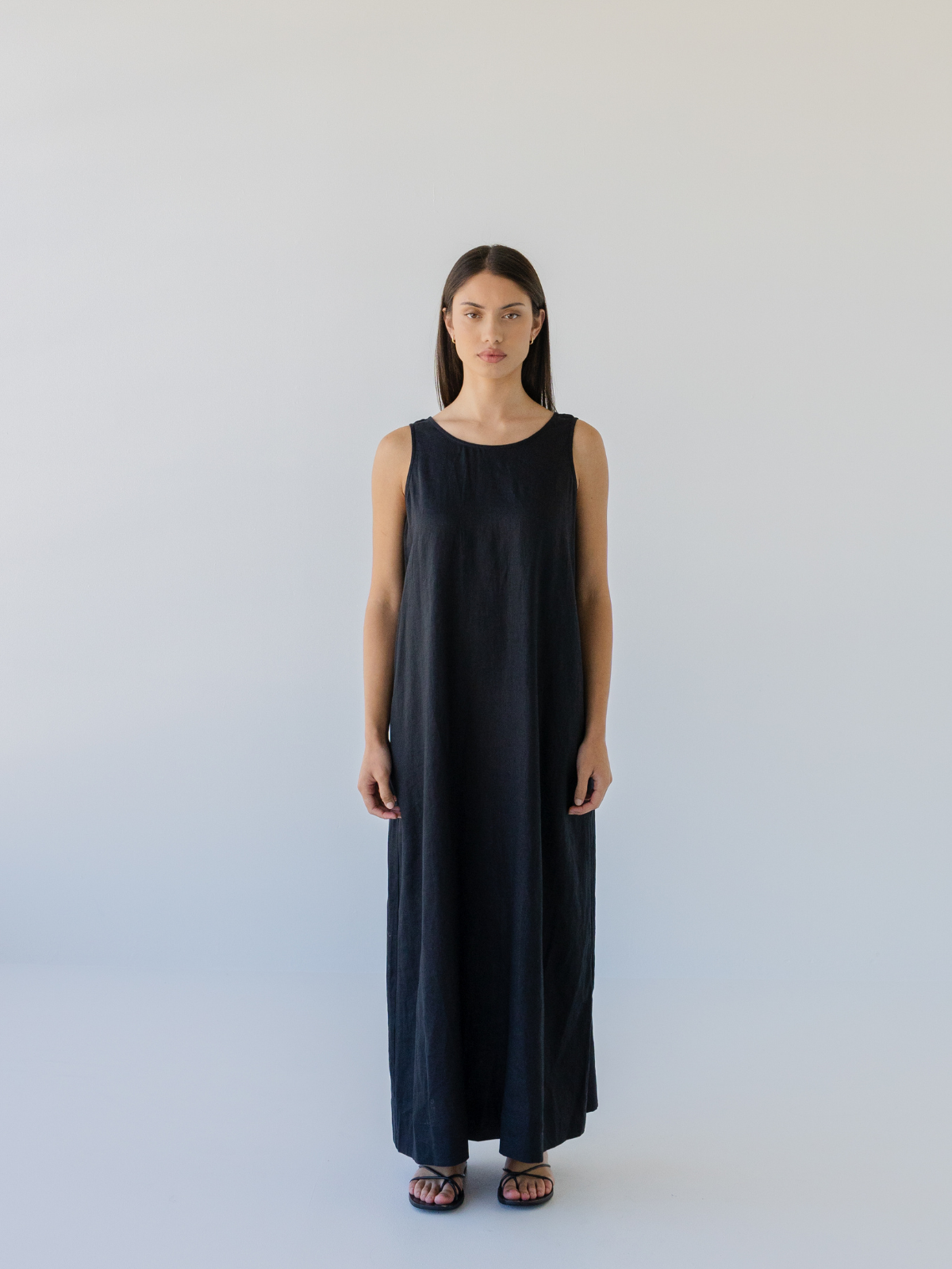 Linen Maxi Dress
