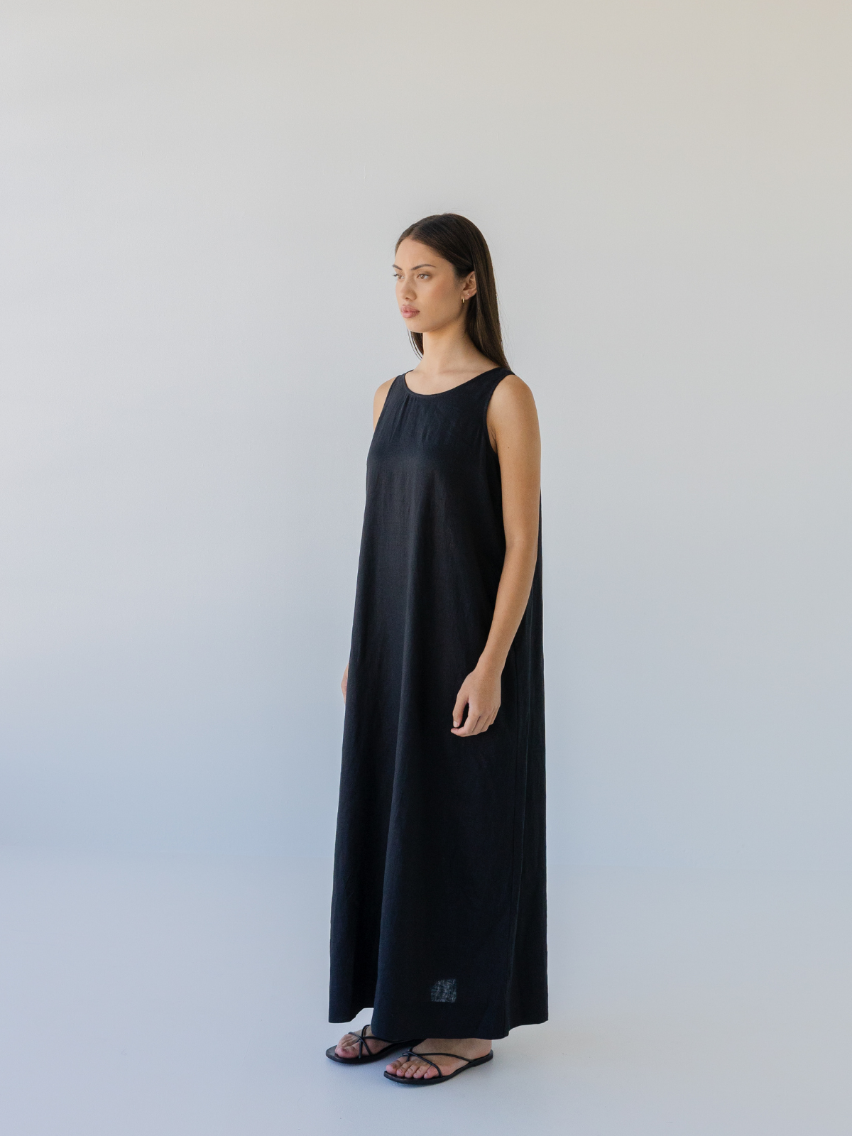 Linen Maxi Dress