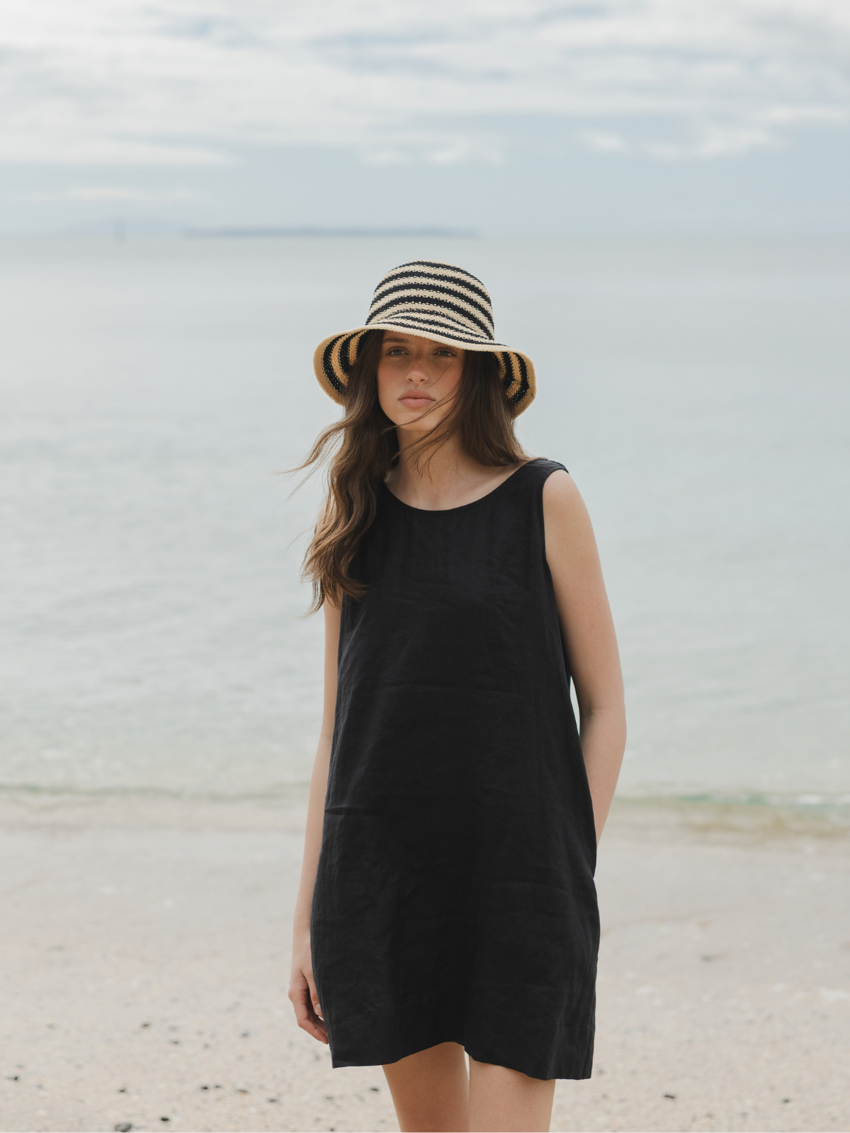 Linen Mini Dress