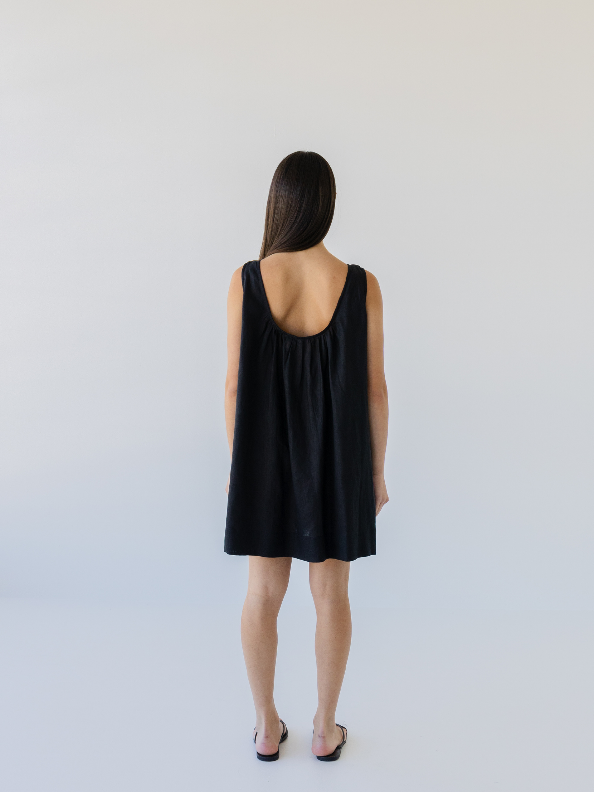 Linen Mini Dress