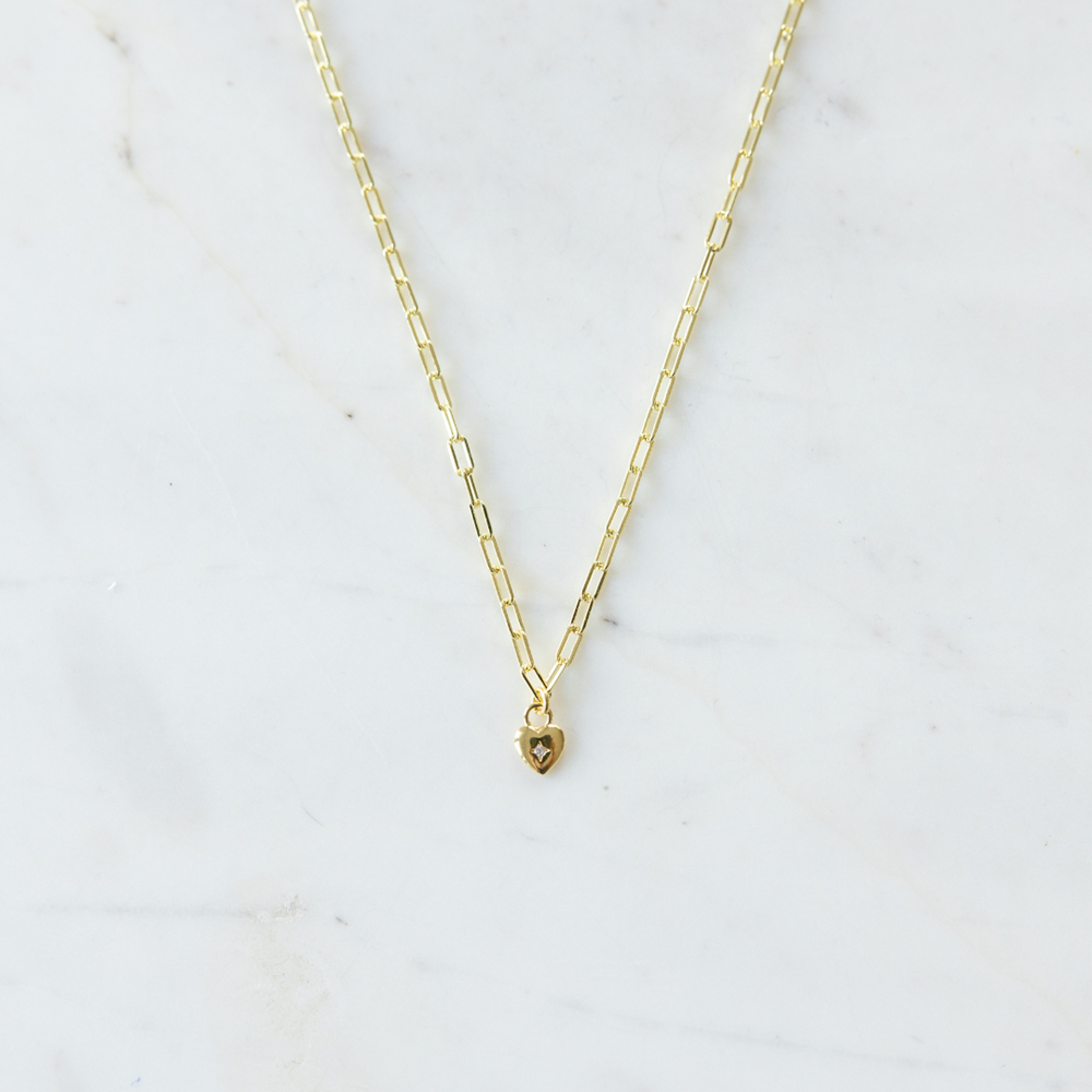 Sweetheart Mini Link Necklace