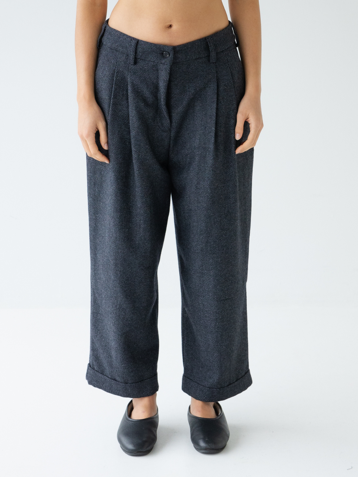 Pleated Pant Wool