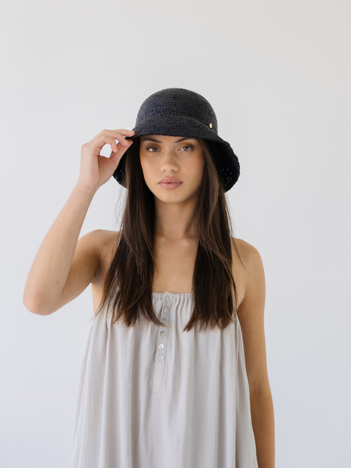 Little Brim Raffia Hat