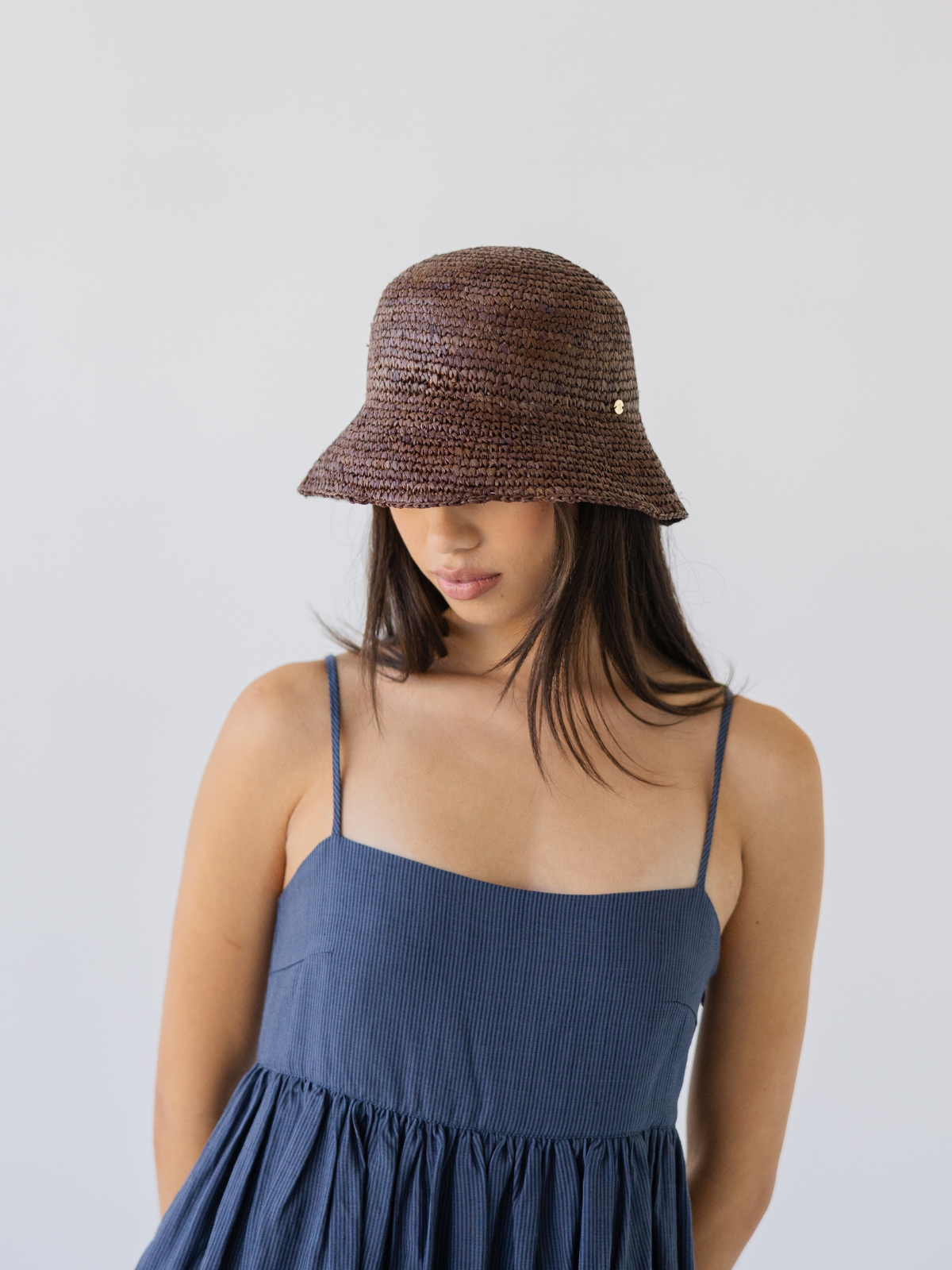 Little Brim Raffia Hat