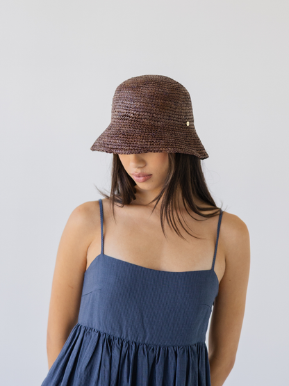 Little Brim Raffia Hat