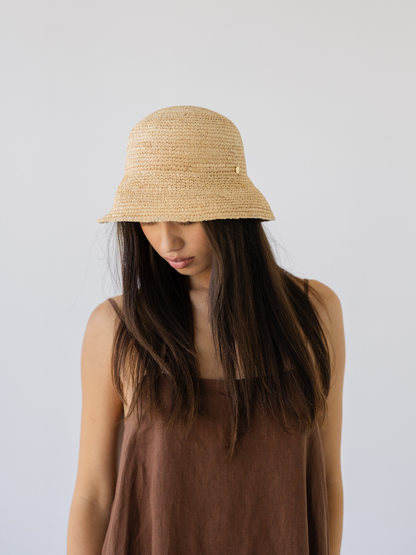 Little Brim Raffia Hat
