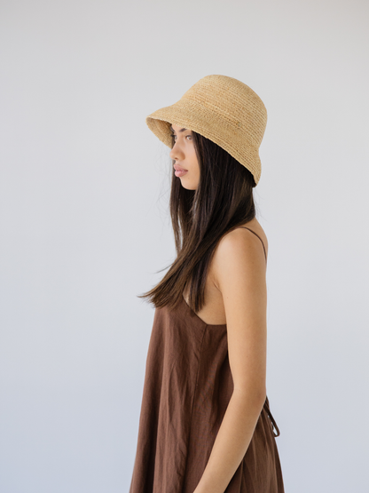 Little Brim Raffia Hat