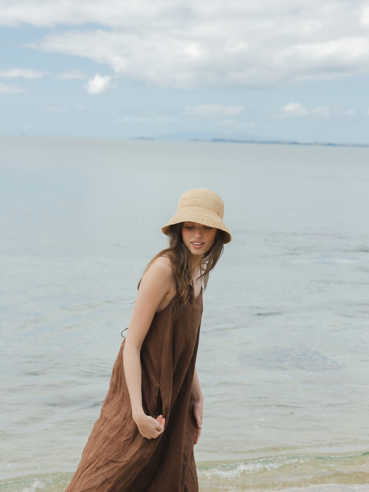 Little Brim Raffia Hat