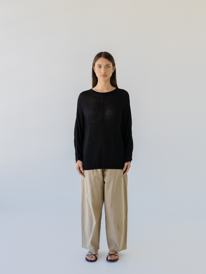 Relaxed Knit Pullover