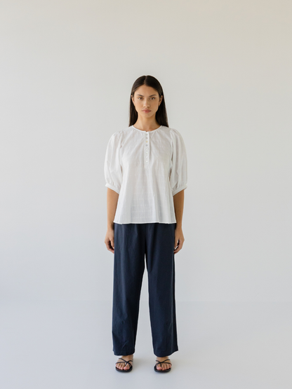 Shell Buttons Blouse