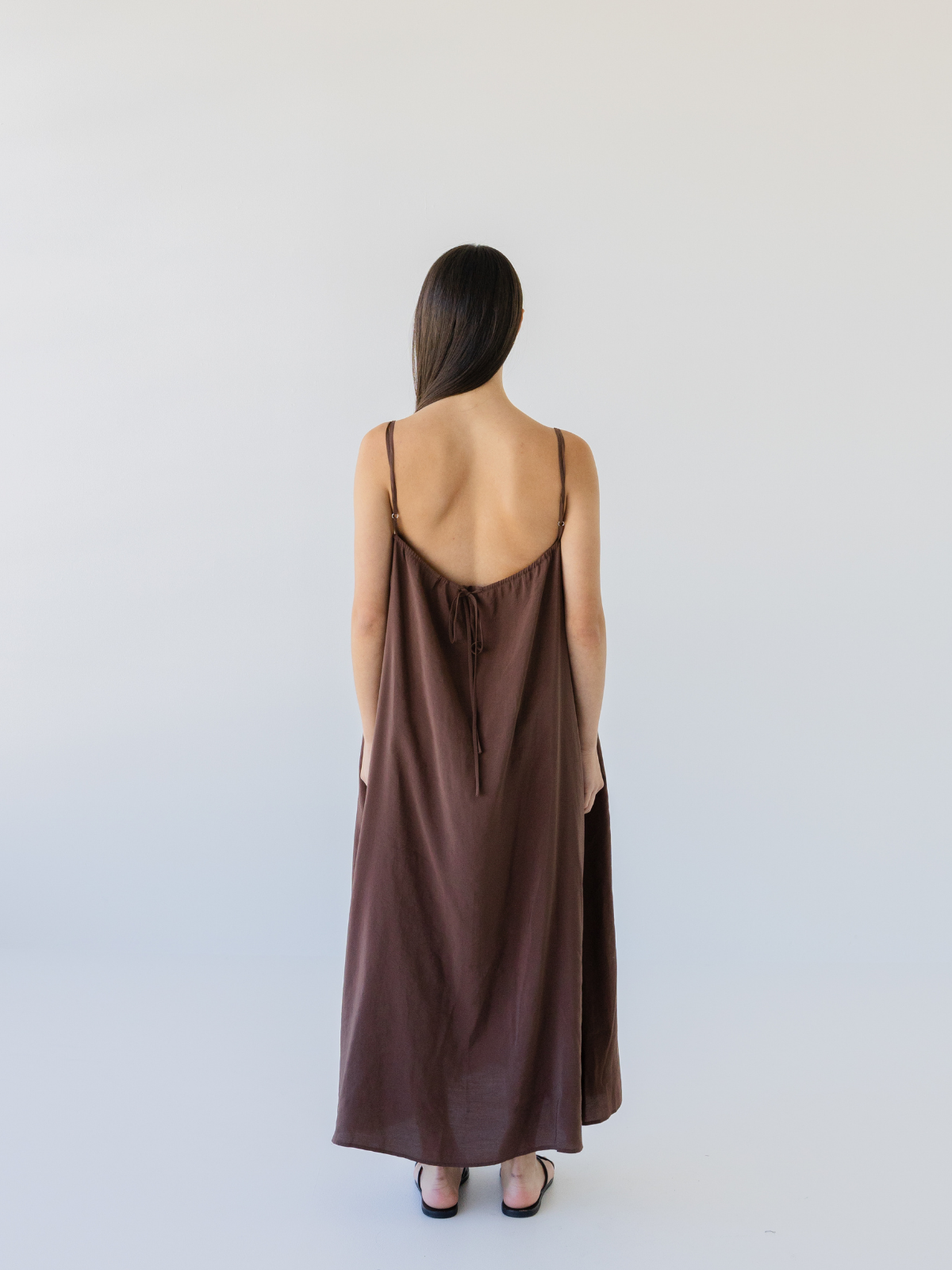Shell Buttons Midi Dress