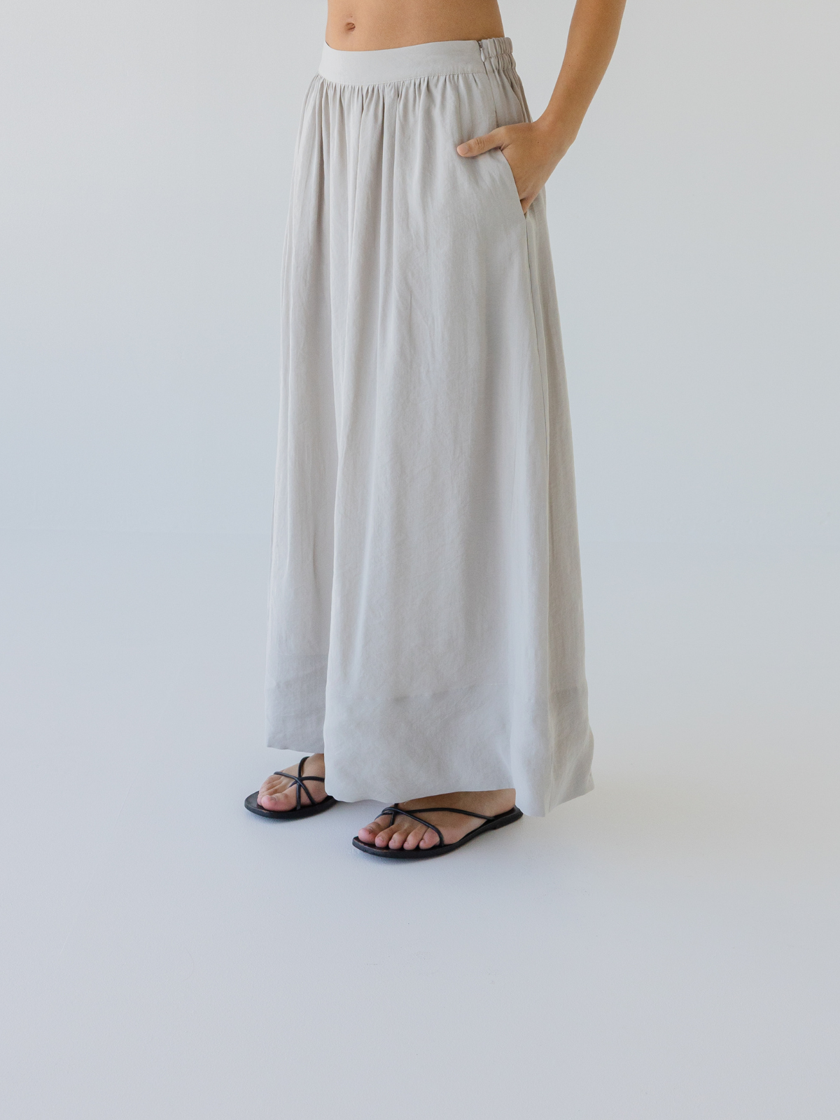 Silky Maxi Skirt