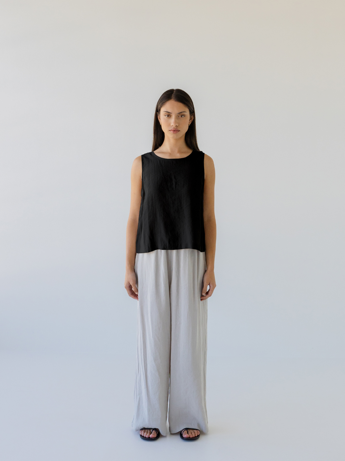 Shell Buttons Top Silky