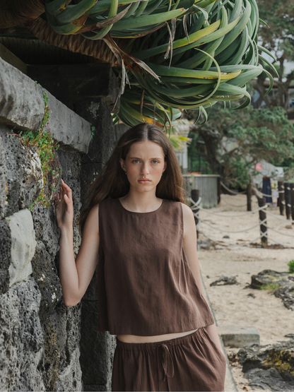 Shell Buttons Top Silky